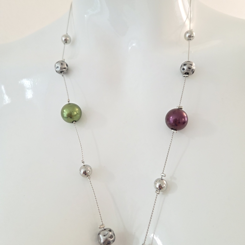 Paparazzi Multicolor Beaded Necklace and Earring Set - Picture 7 of 10